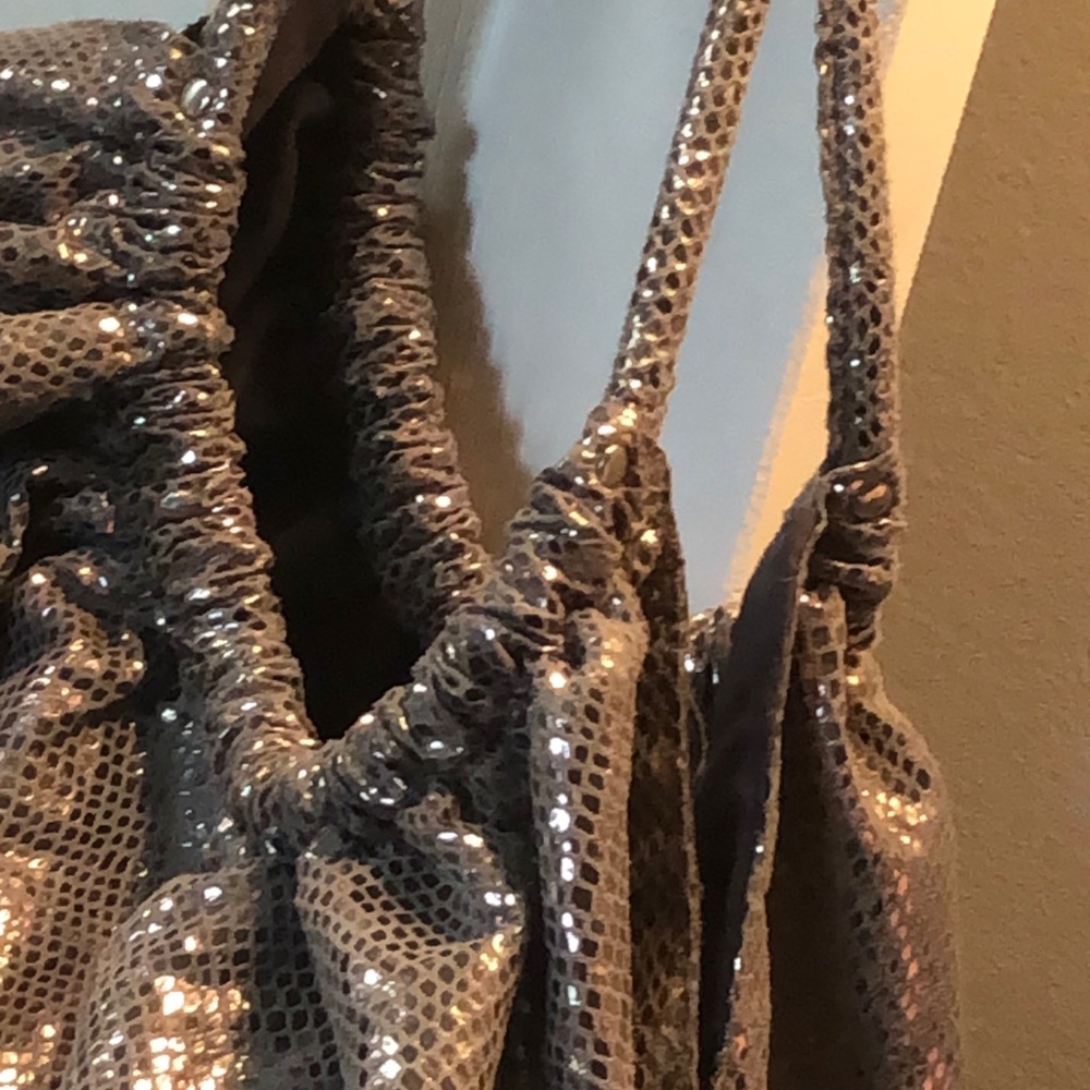 Metallic beach bag - Picture 3 of 7